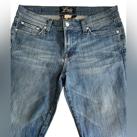 Lucky Brand Womens Bartlett Sweet N Low Denim Bootcut Blue Jeans Size US8/29 - Picture 2 of 14